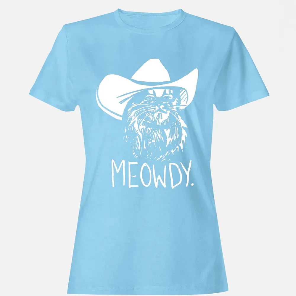 Meowdy Texas Cat Meme Women's T-shirt - 8