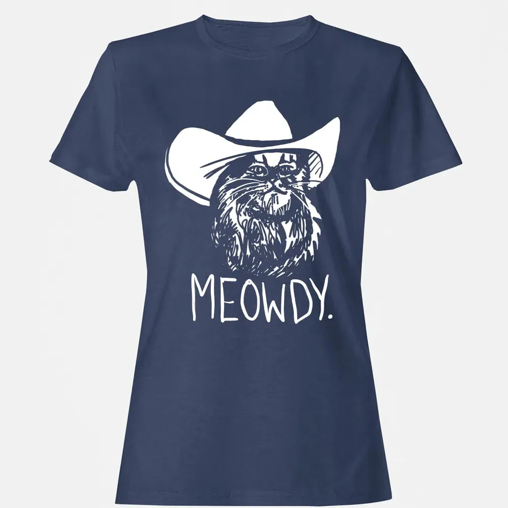Meowdy Texas Cat Meme Women's T-shirt - 10
