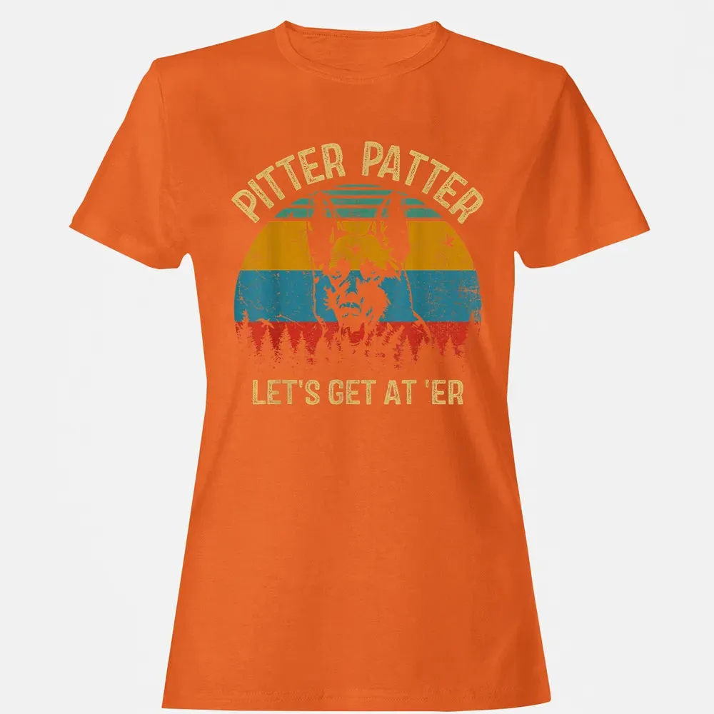 Funny Pitter Vintage Patter German Shepherd 2 Women's T-shirt - 11