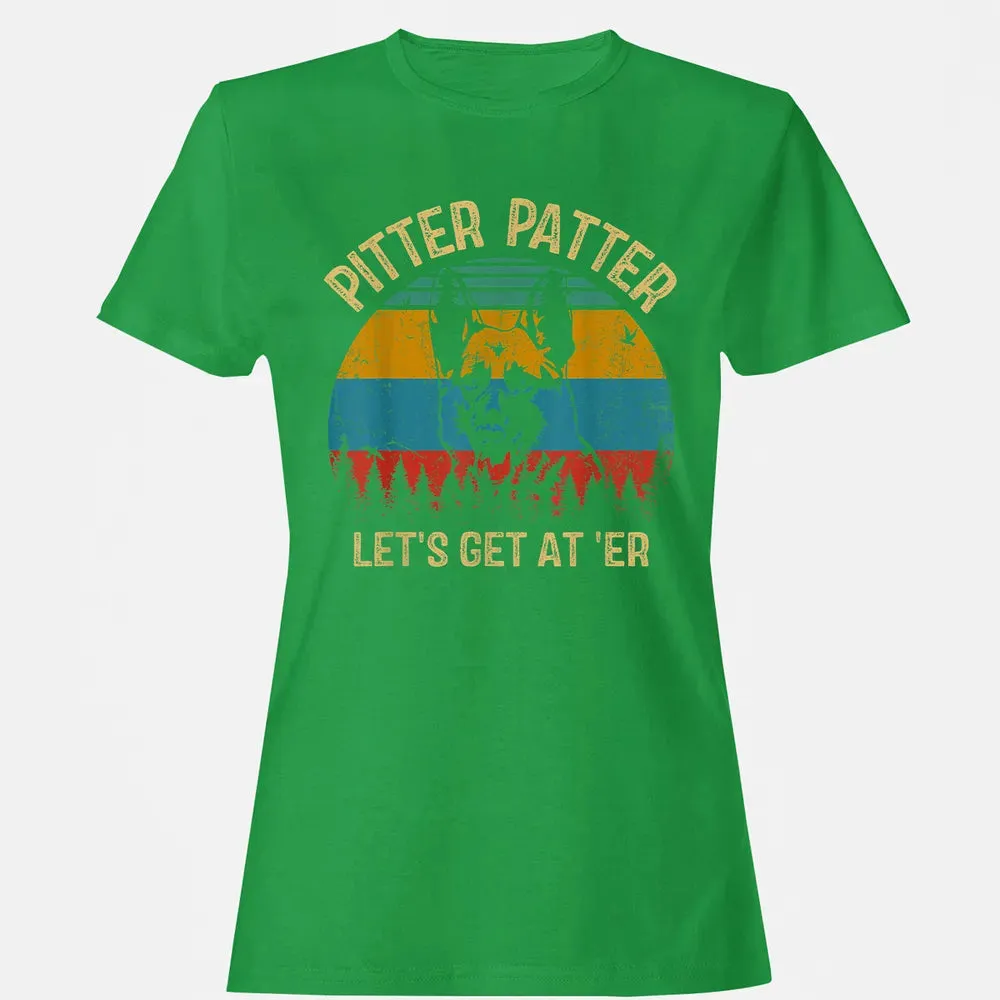 Funny Pitter Vintage Patter German Shepherd 2 Women's T-shirt - 7