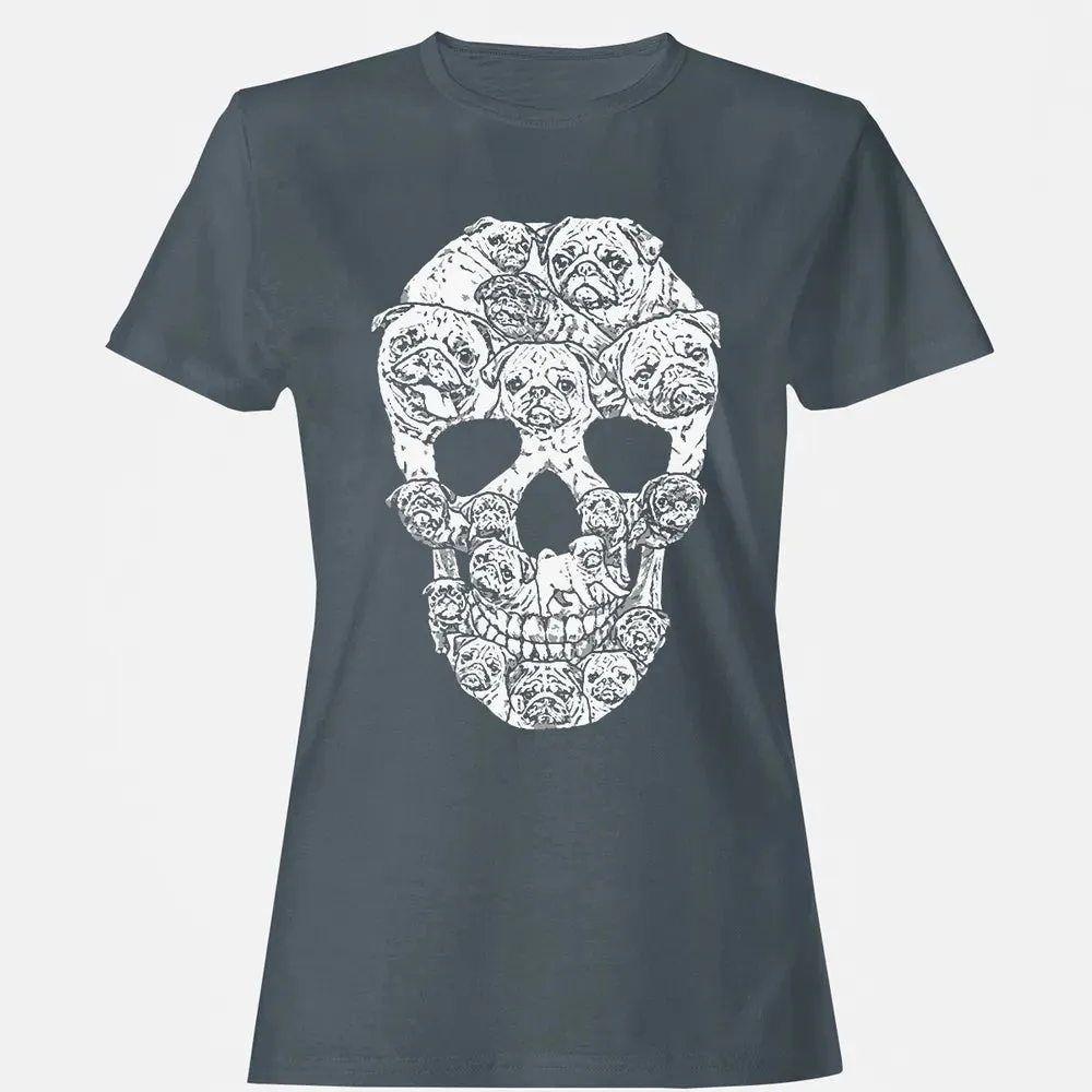 Pug Skull Women's T-shirt - 3