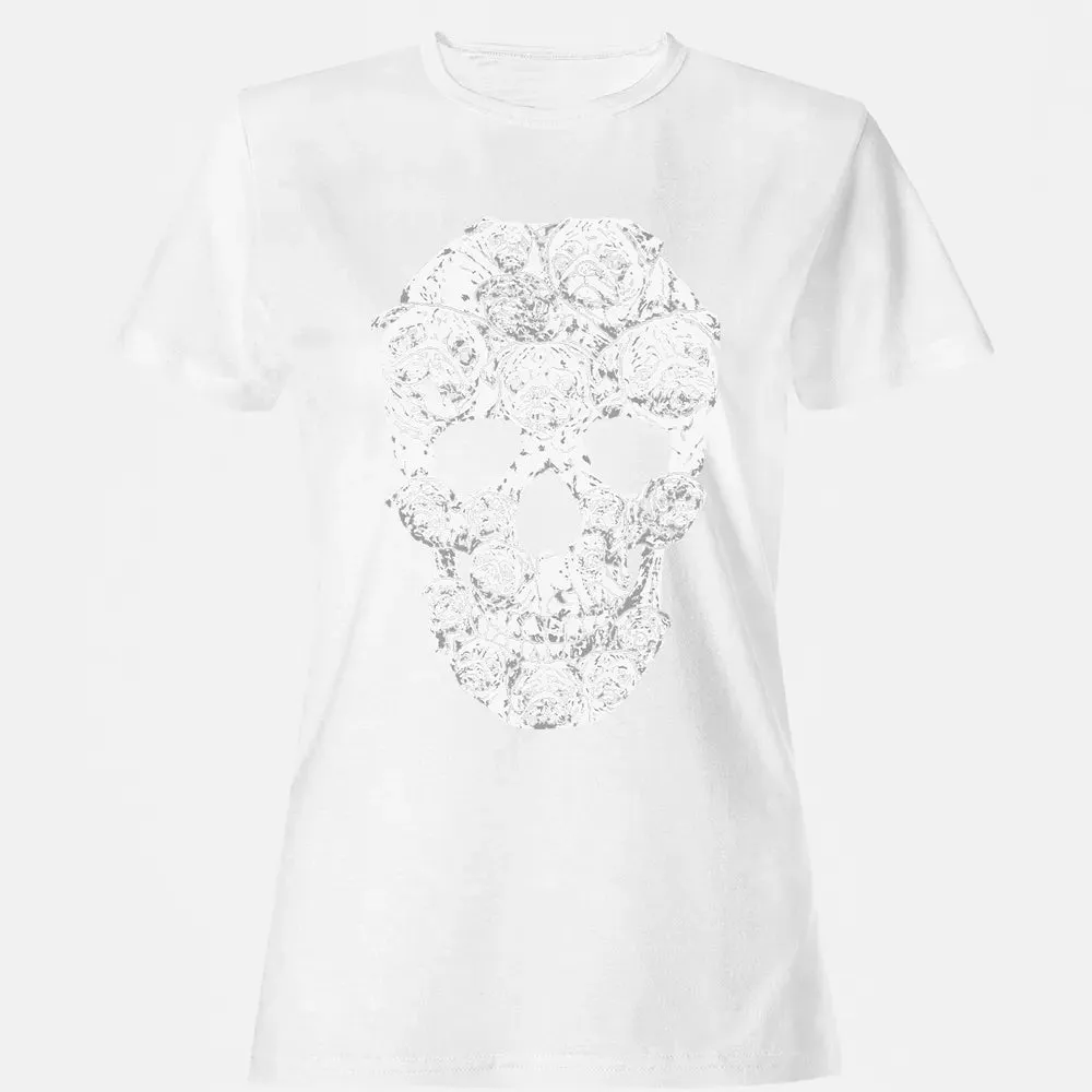 Pug Skull Women's T-shirt - 16
