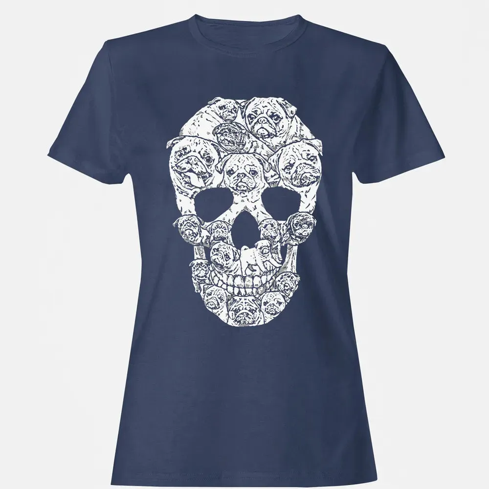 Pug Skull Women's T-shirt - 10