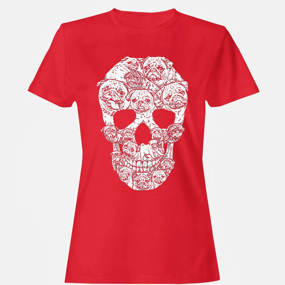 Pug Skull Women's T-shirt - 13