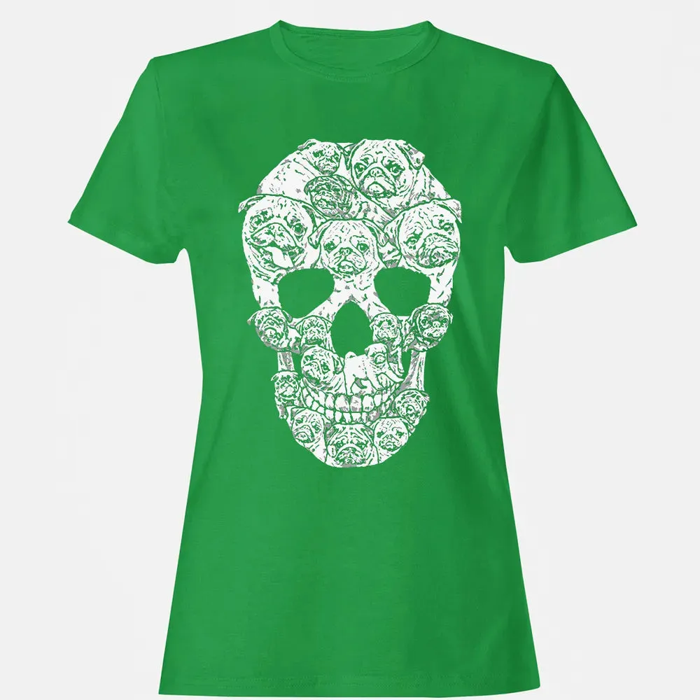 Pug Skull Women's T-shirt - 7