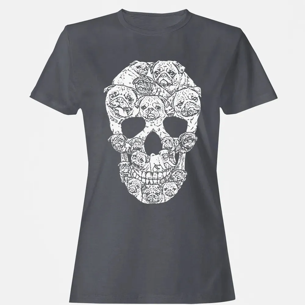 Pug Skull Women's T-shirt - 5
