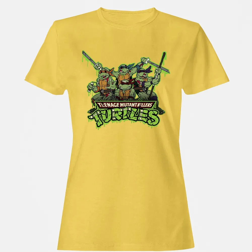 nage Mutant Killers Turtles Women's T-shirt - 4