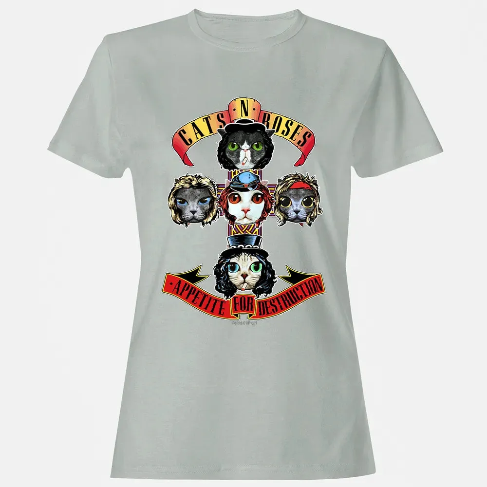 Cats N Roses Women's T-shirt - 2