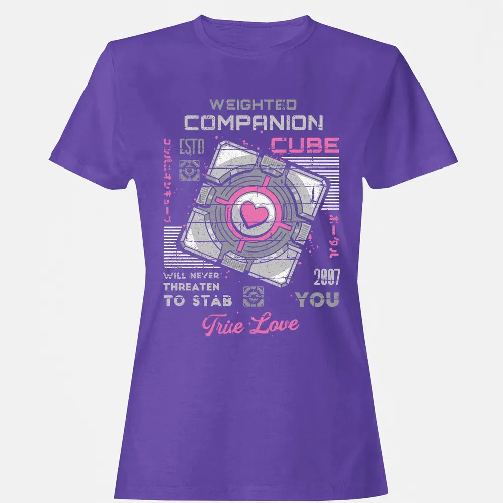 Weighted Companion Cube Women's T-shirt - 12