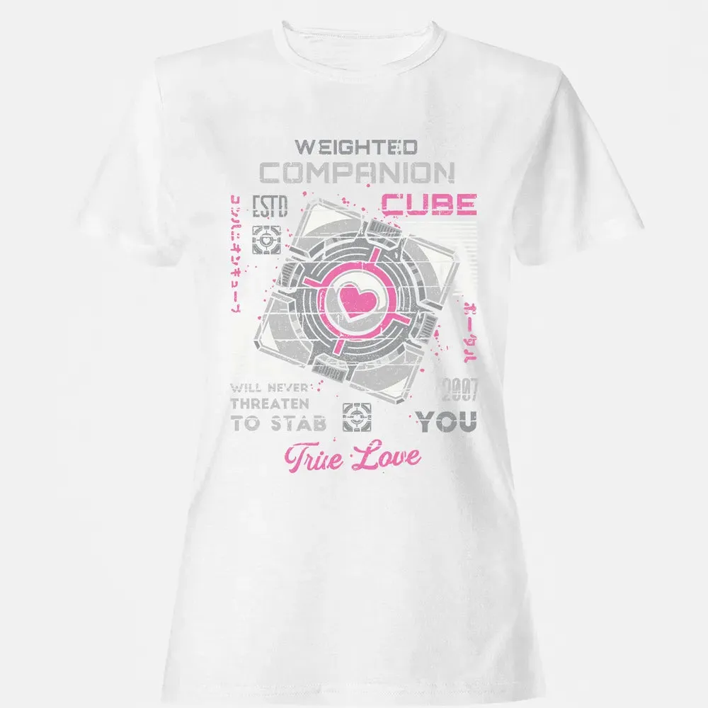 Weighted Companion Cube Women's T-shirt - 16