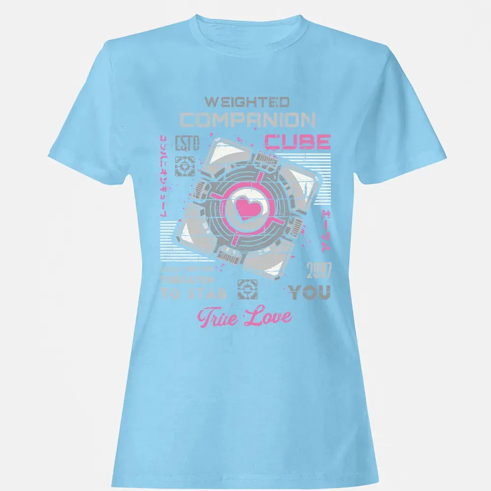 Weighted Companion Cube Women's T-shirt - 8
