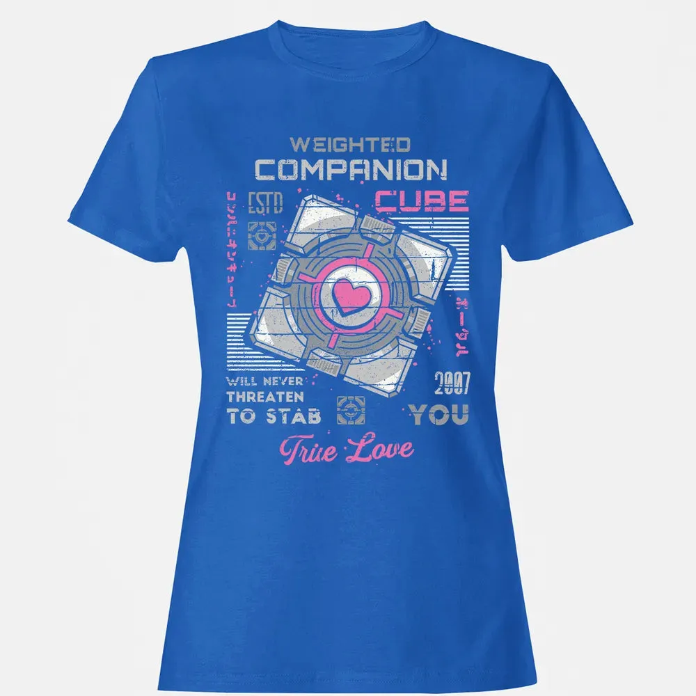 Weighted Companion Cube Women's T-shirt - 14