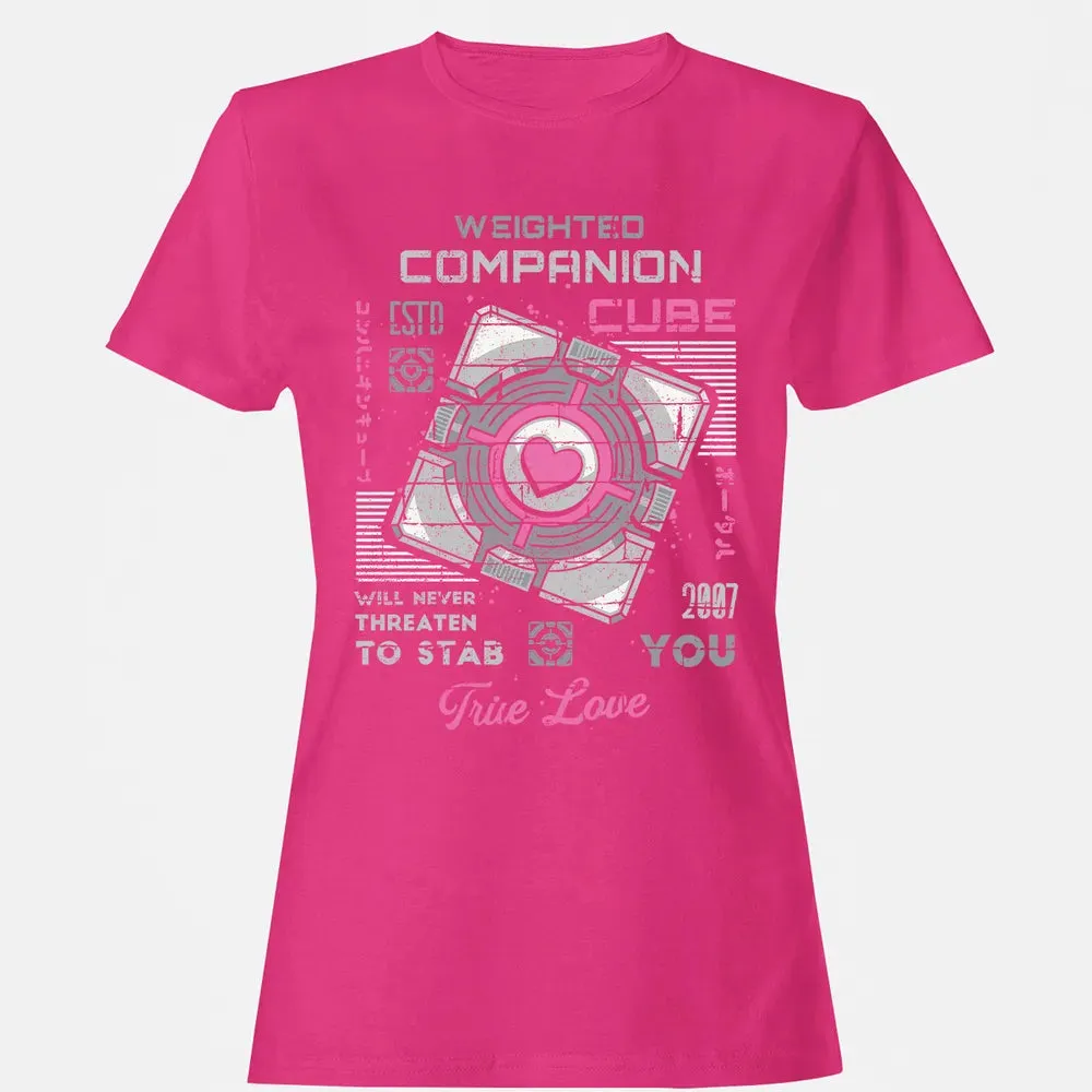 Weighted Companion Cube Women's T-shirt - 6