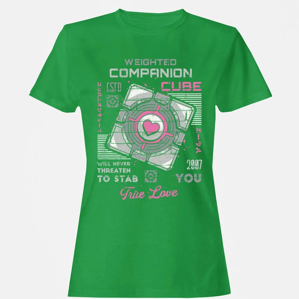 Weighted Companion Cube Women's T-shirt - 7