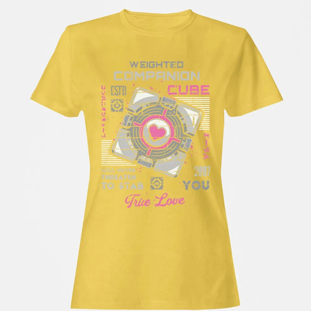 Weighted Companion Cube Women's T-shirt - 4