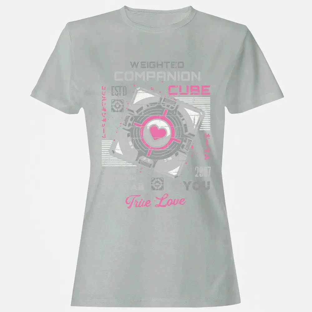 Weighted Companion Cube Women's T-shirt - 2