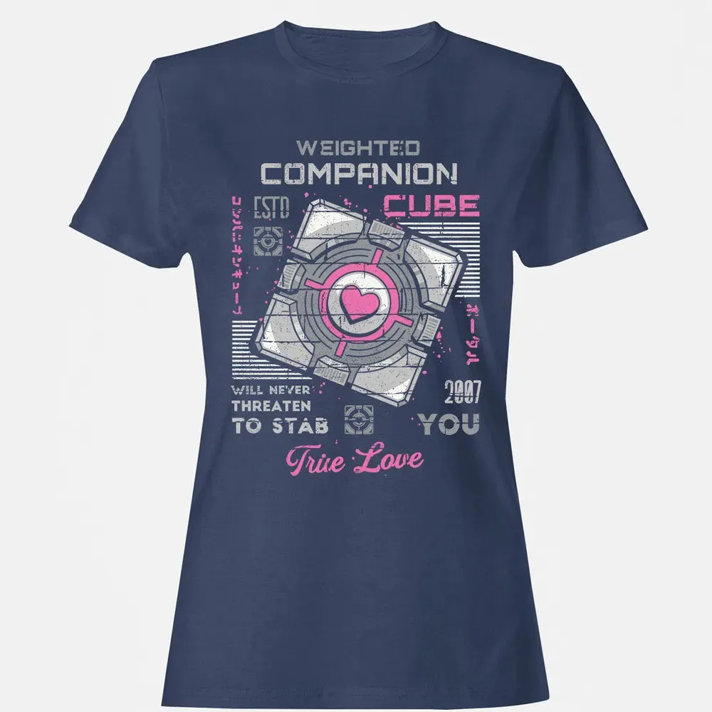 Weighted Companion Cube Women's T-shirt - 10