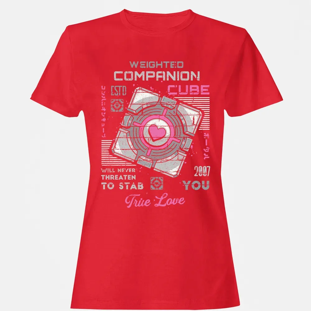 Weighted Companion Cube Women's T-shirt - 13