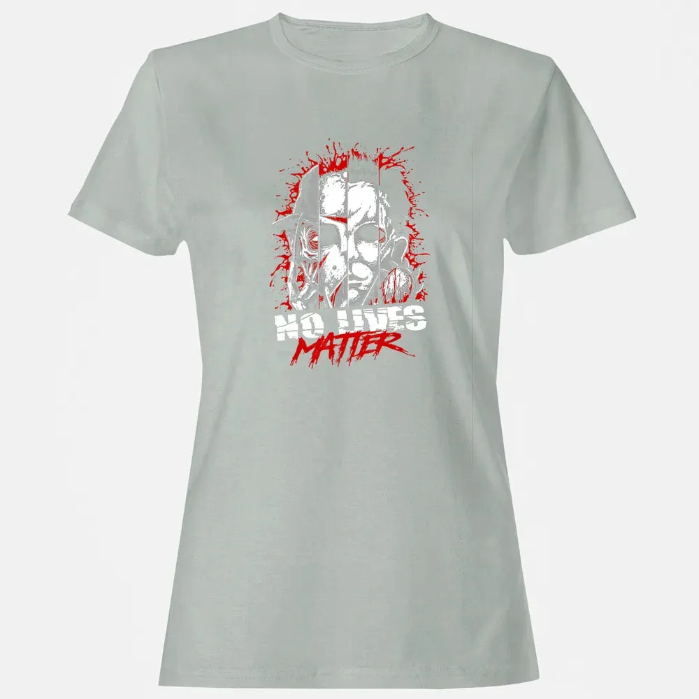 No Lives Matter Horror Slashers Women's T-shirt - 2