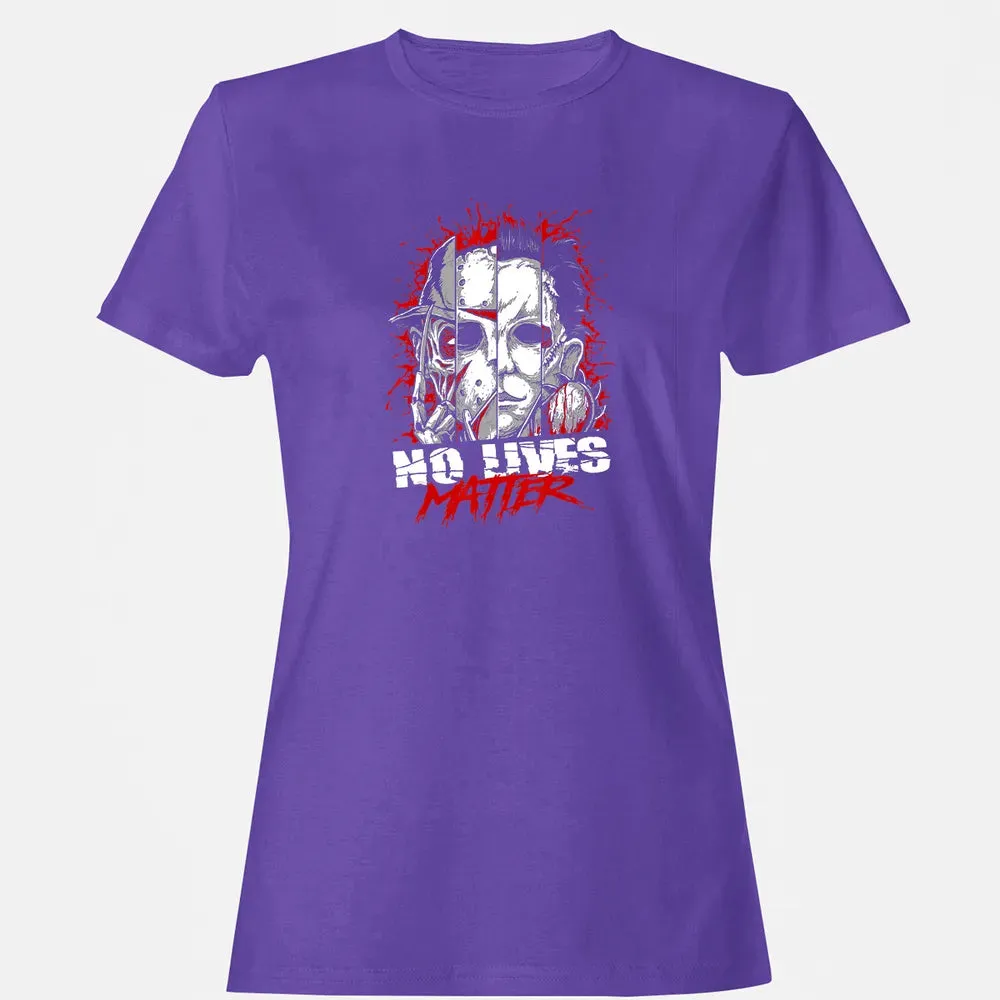 No Lives Matter Horror Slashers Women's T-shirt - 12