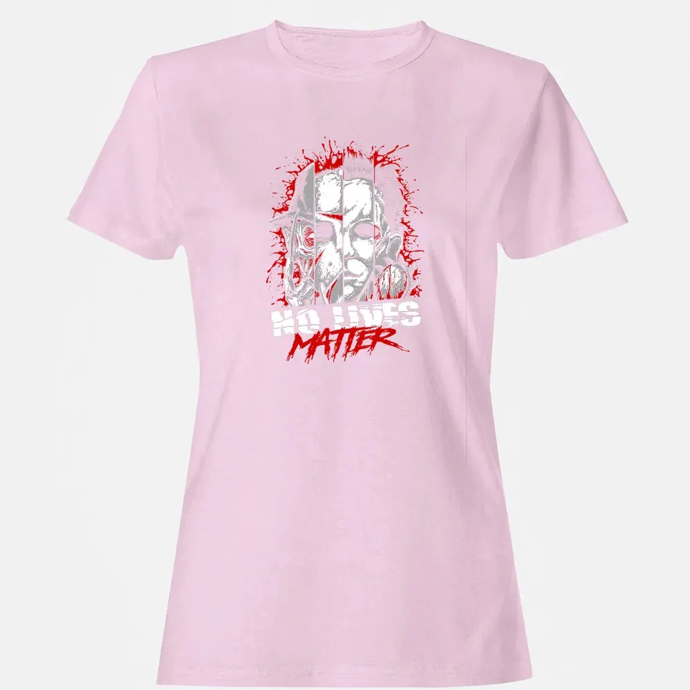 No Lives Matter Horror Slashers Women's T-shirt - 9