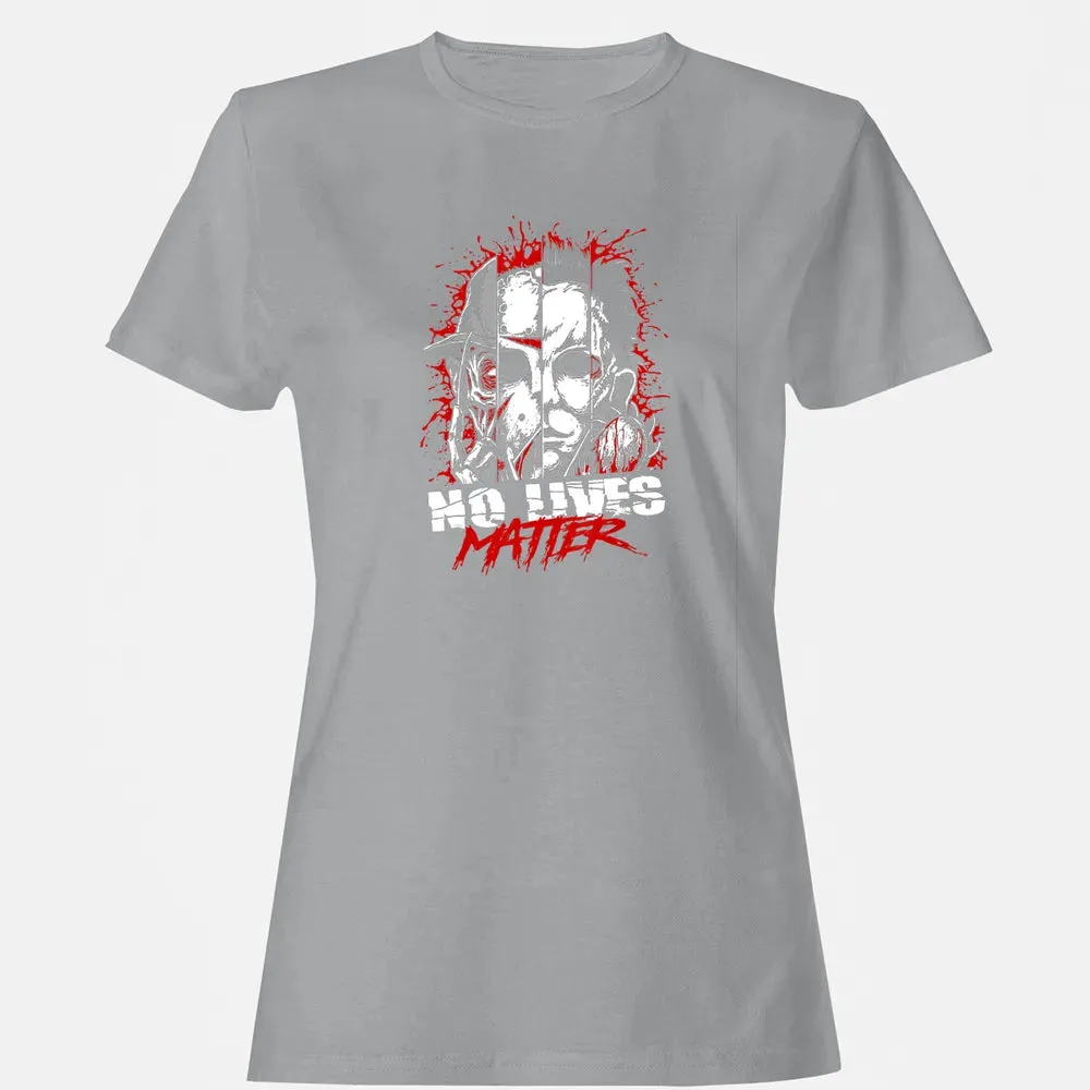 No Lives Matter Horror Slashers Women's T-shirt - 15