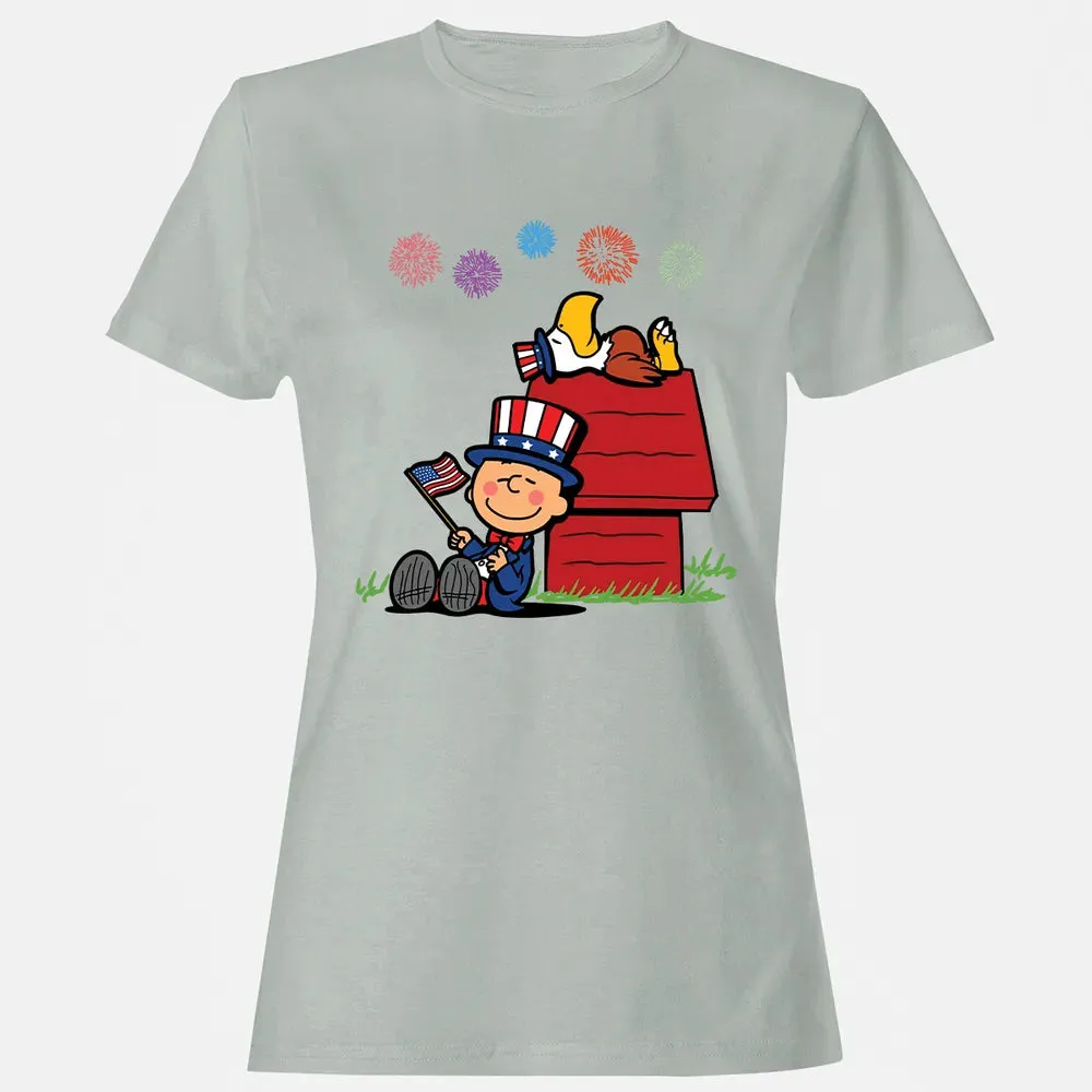 Sleeping Murica Women's T-shirt - 2