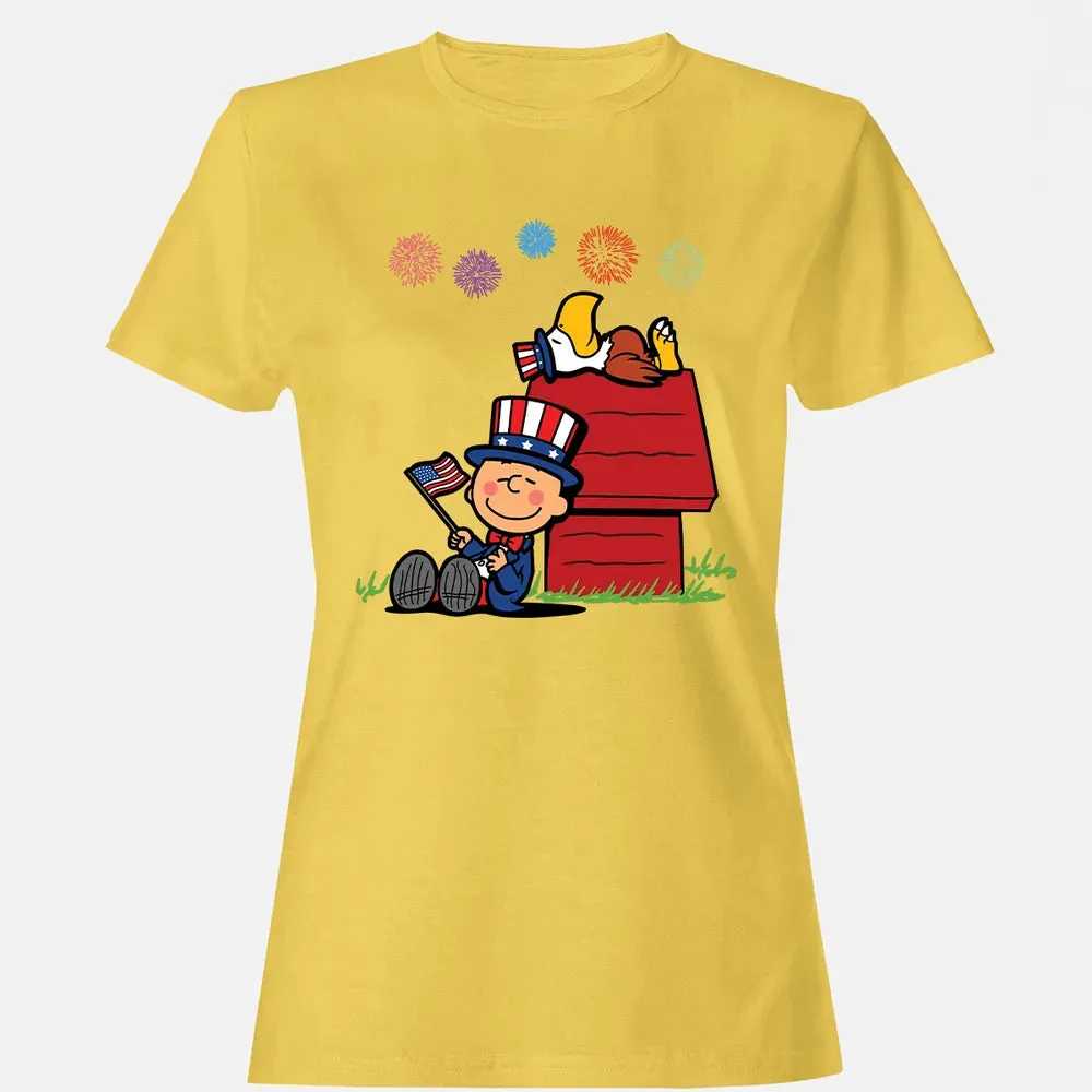 Sleeping Murica Women's T-shirt - 4