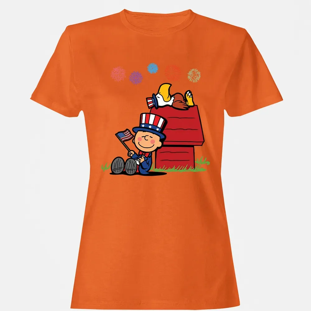 Sleeping Murica Women's T-shirt - 11