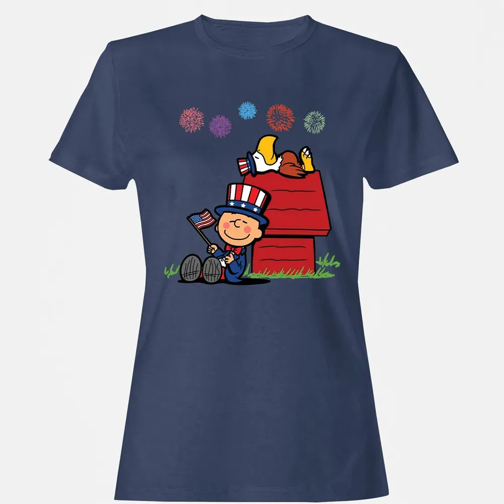 Sleeping Murica Women's T-shirt - 10