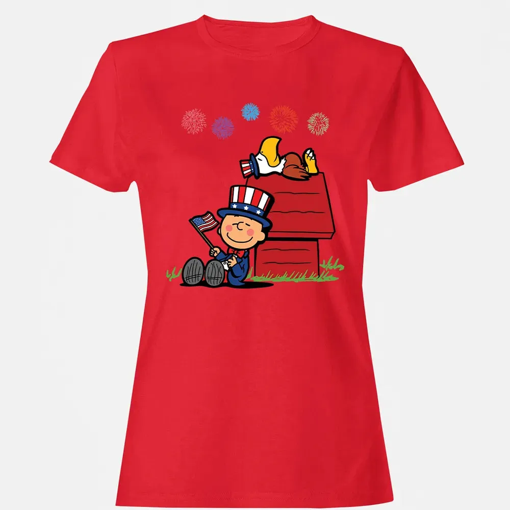Sleeping Murica Women's T-shirt - 13
