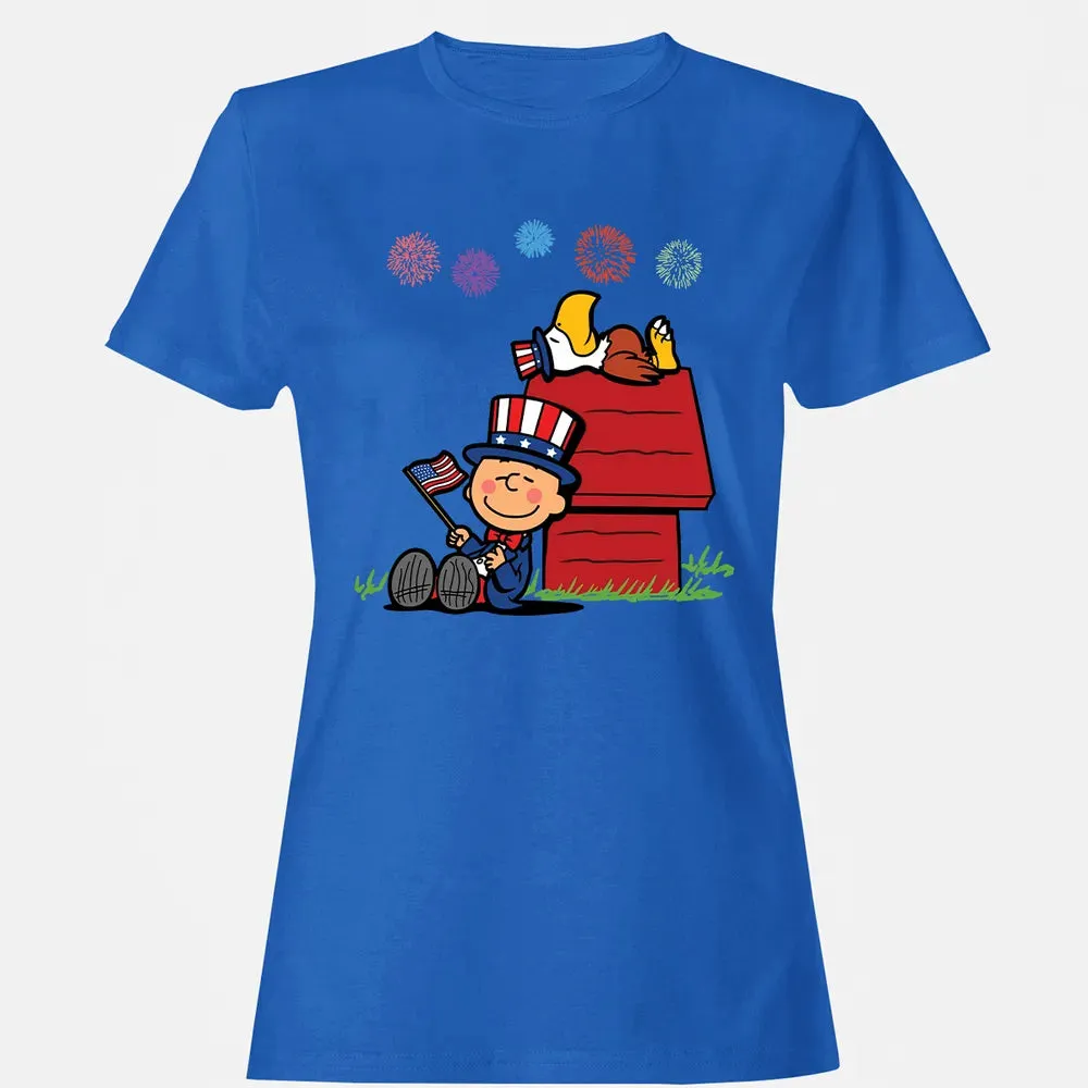Sleeping Murica Women's T-shirt - 14