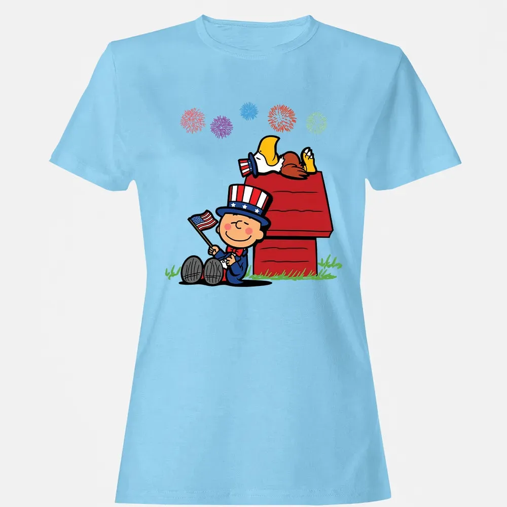 Sleeping Murica Women's T-shirt - 8