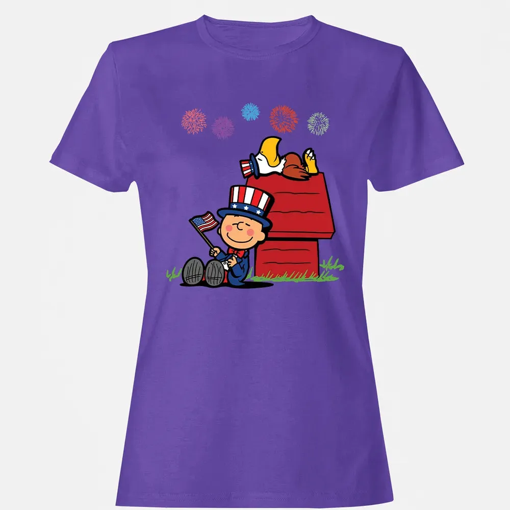 Sleeping Murica Women's T-shirt - 12