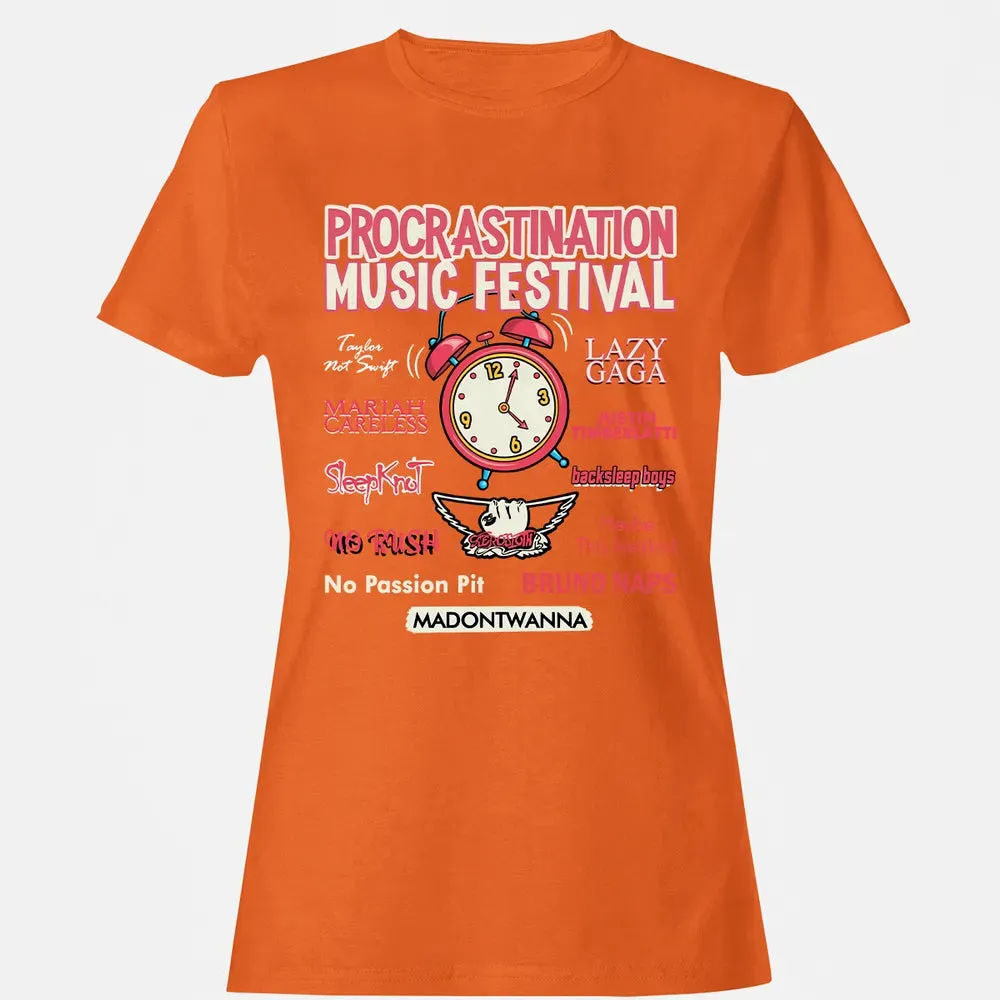 Procastination Music Festival Women's T-shirt - 11