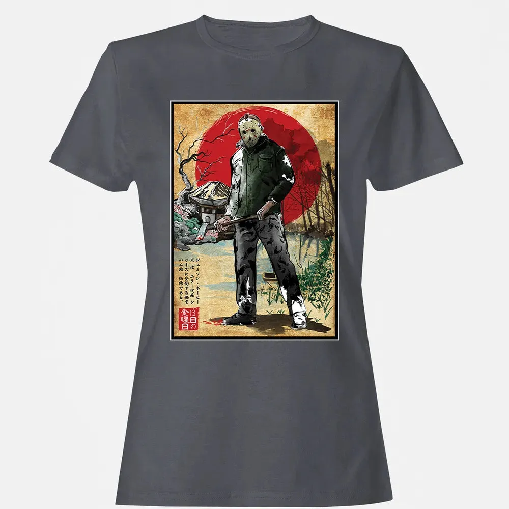 Jason in Japan woodblock Women's T-shirt - 5