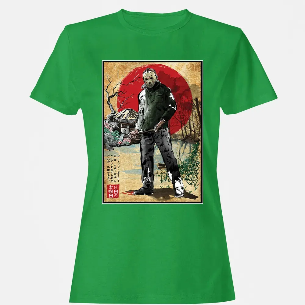 Jason in Japan woodblock Women's T-shirt - 7