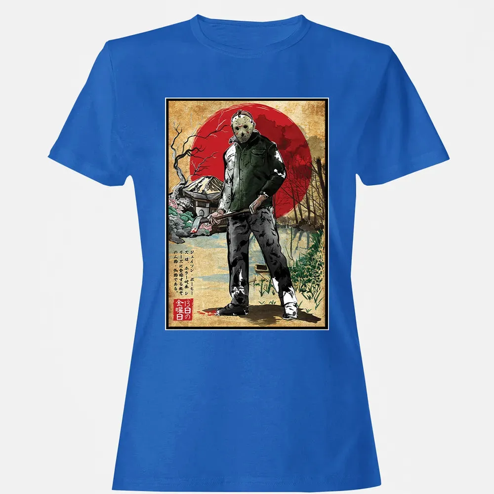 Jason in Japan woodblock Women's T-shirt - 14