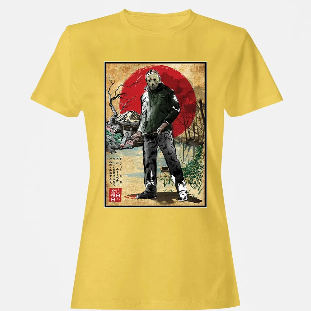 Jason in Japan woodblock Women's T-shirt - 4