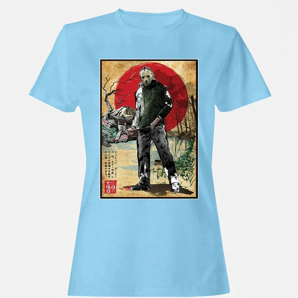 Jason in Japan woodblock Women's T-shirt - 8