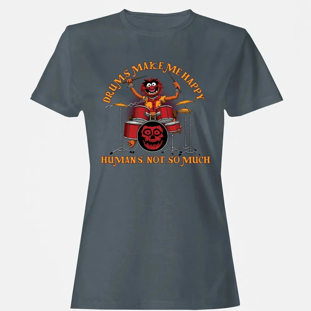 Drums Make Me Happy Women's T-shirt - 3