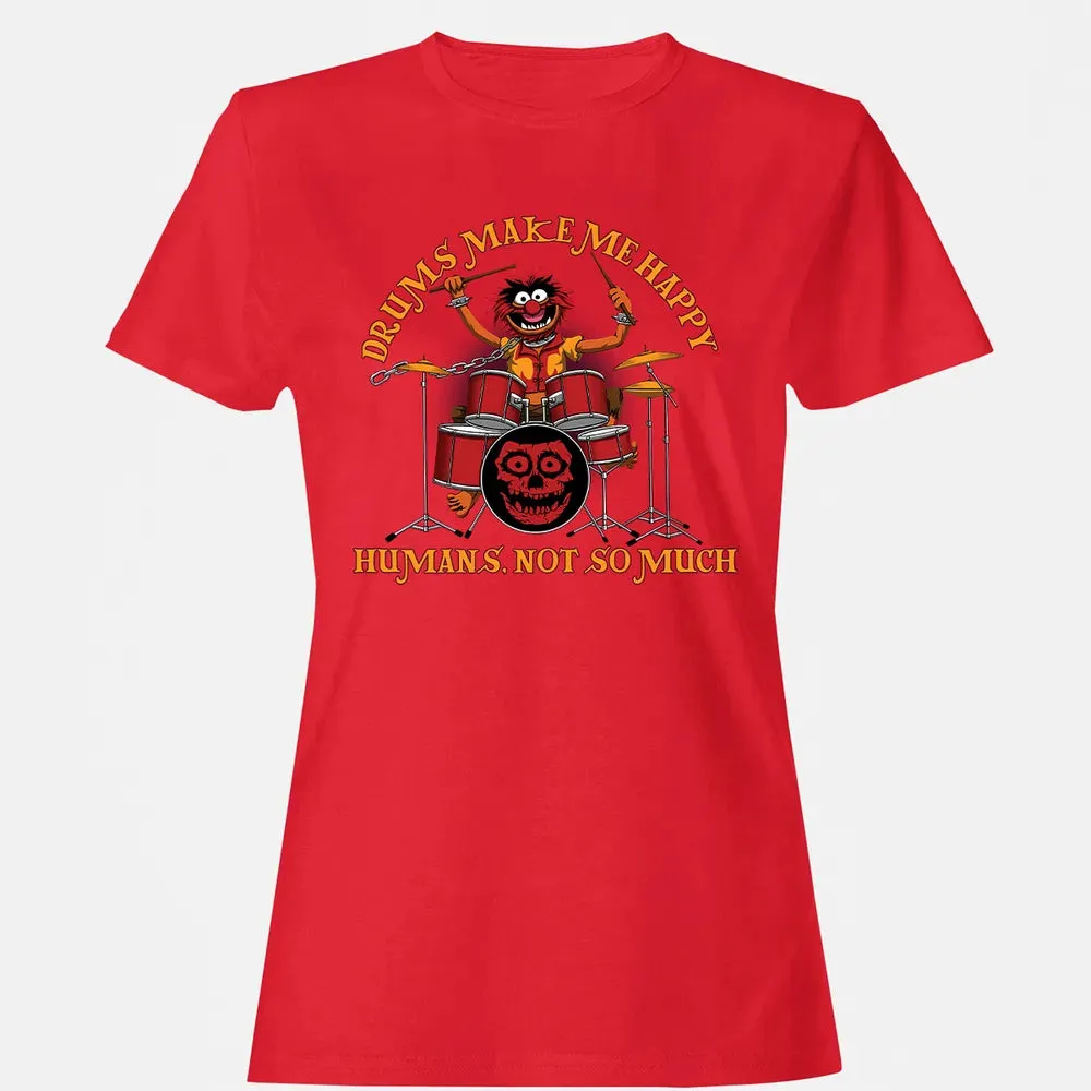 Drums Make Me Happy Women's T-shirt - 13