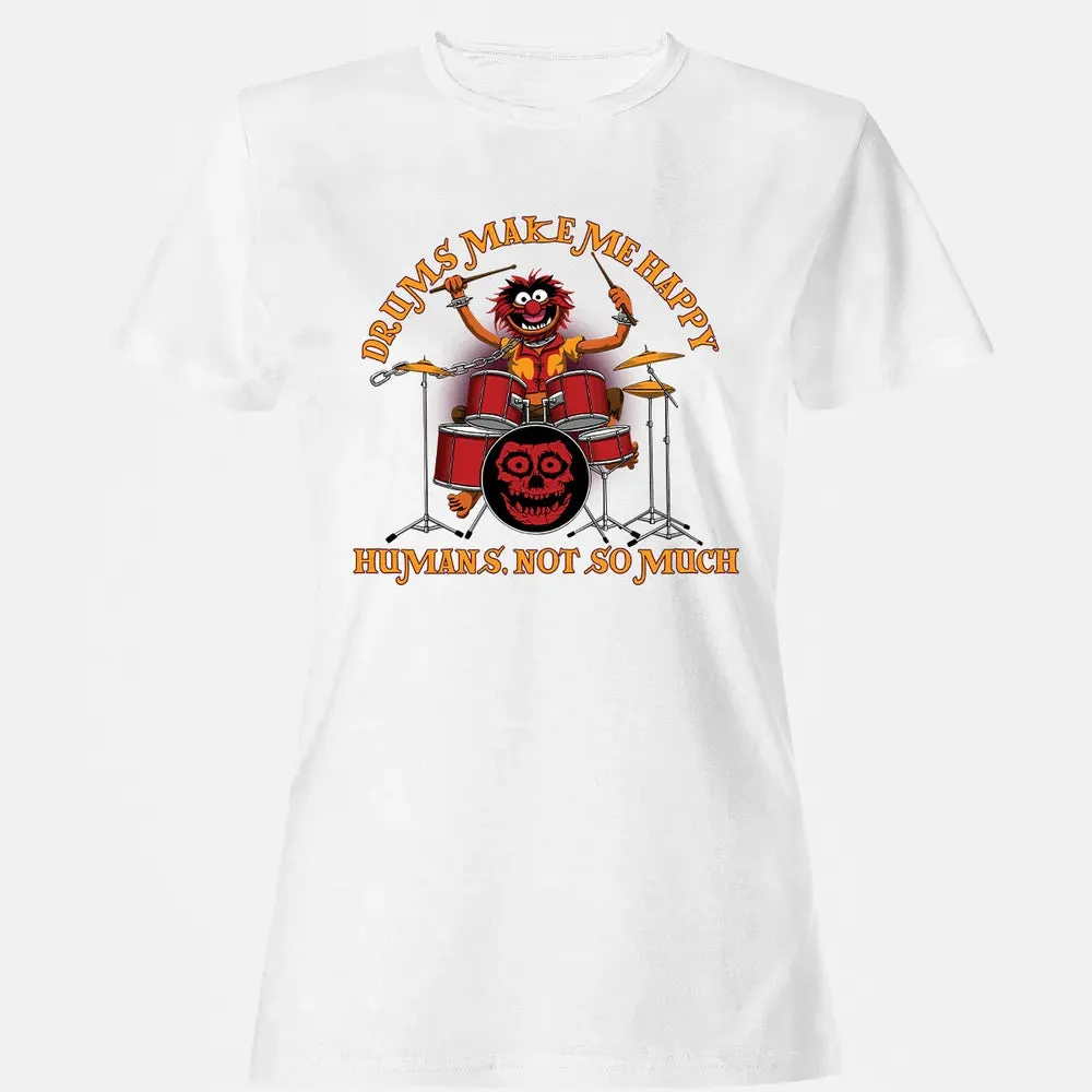 Drums Make Me Happy Women's T-shirt - 16