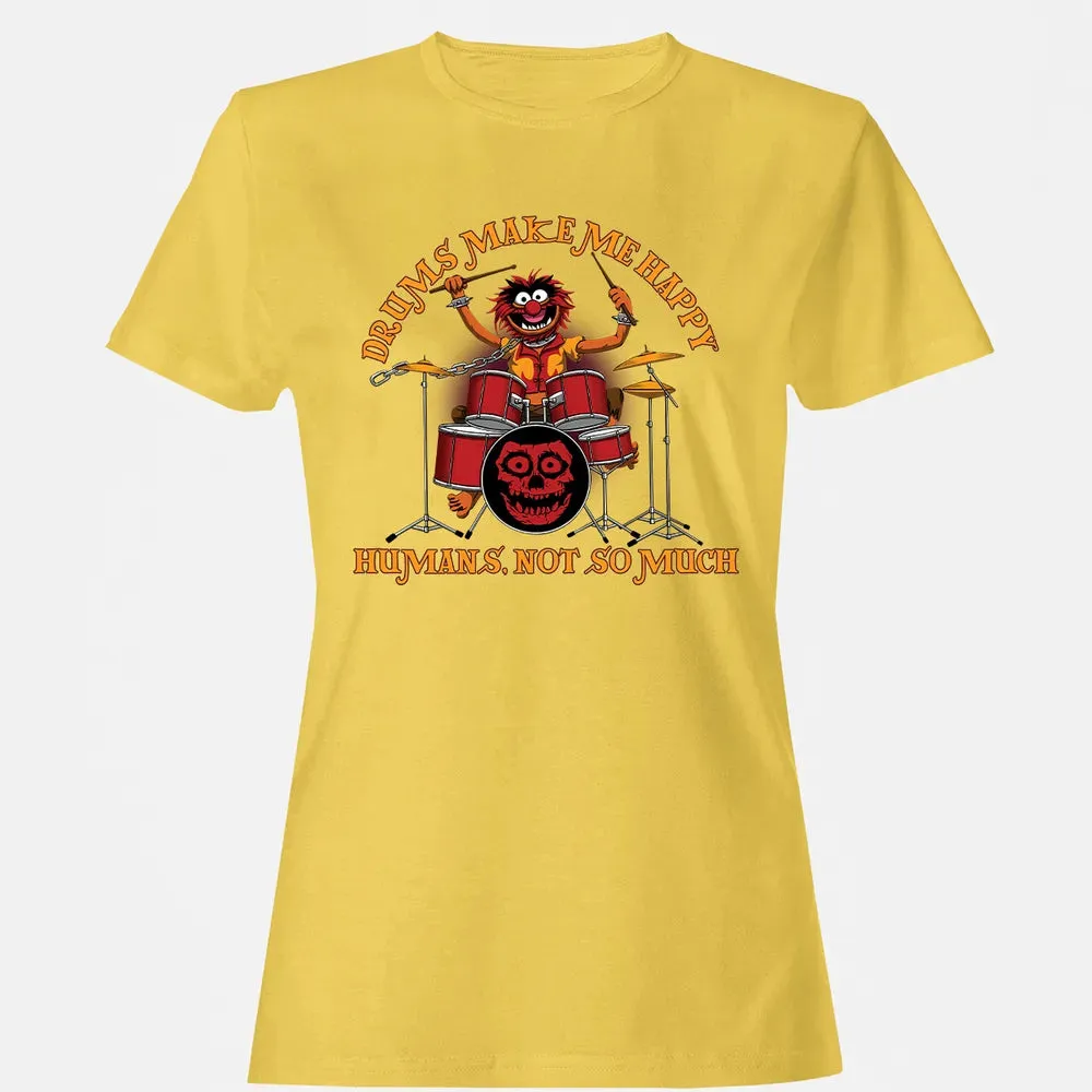 Drums Make Me Happy Women's T-shirt - 4