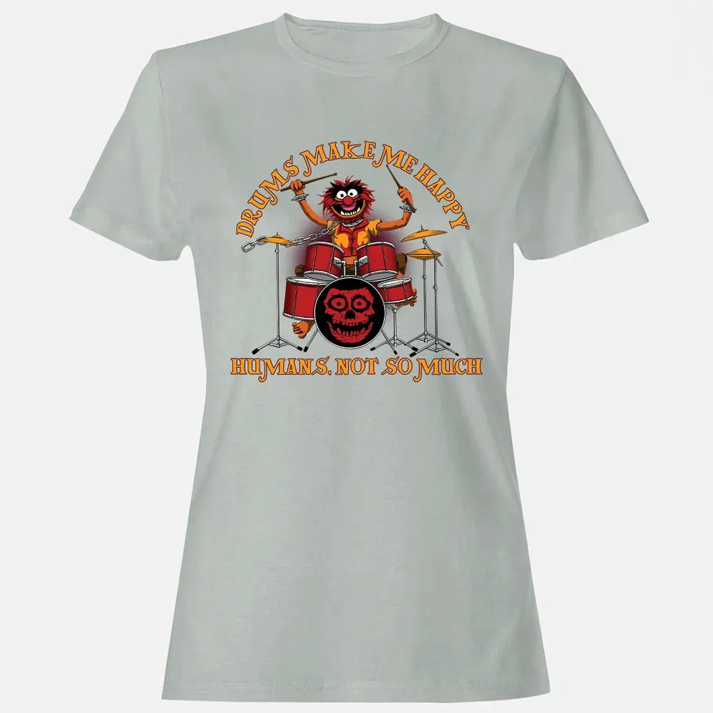 Drums Make Me Happy Women's T-shirt - 2