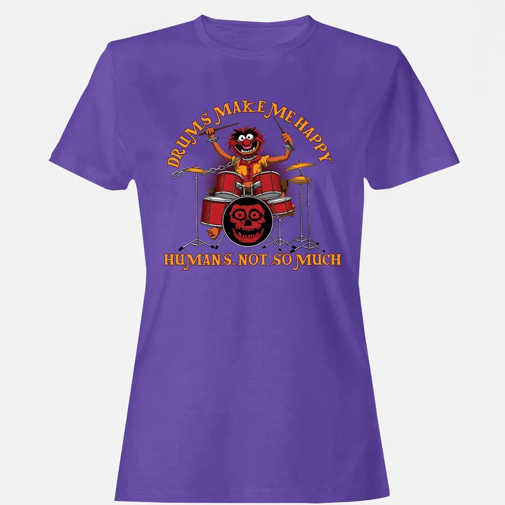 Drums Make Me Happy Women's T-shirt - 12