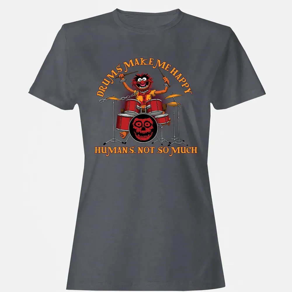 Drums Make Me Happy Women's T-shirt - 5