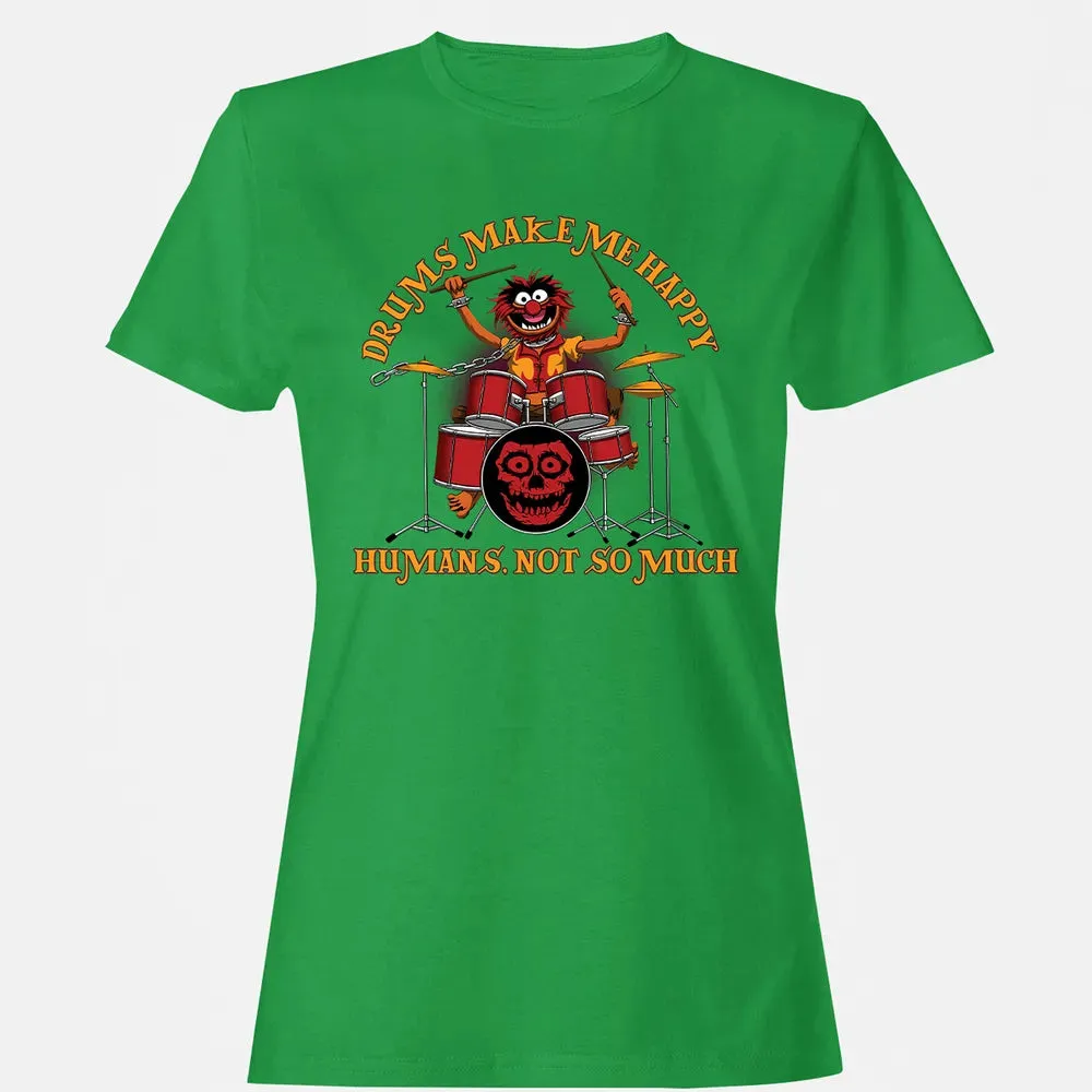 Drums Make Me Happy Women's T-shirt - 7