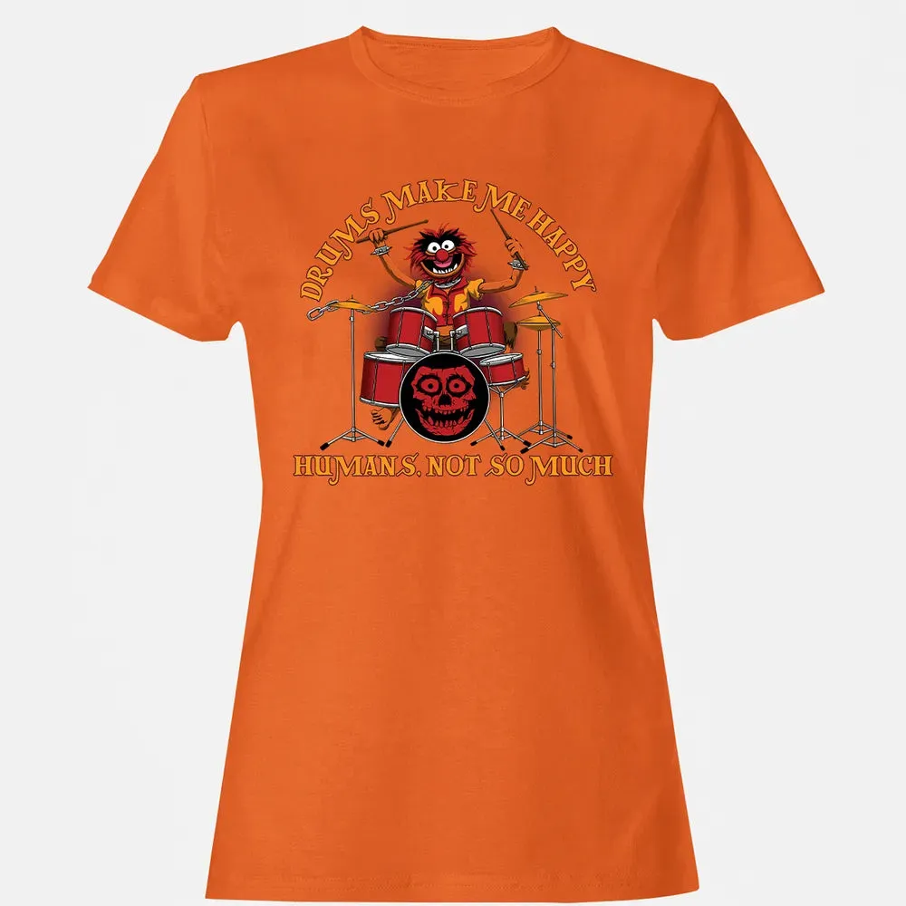 Drums Make Me Happy Women's T-shirt - 11
