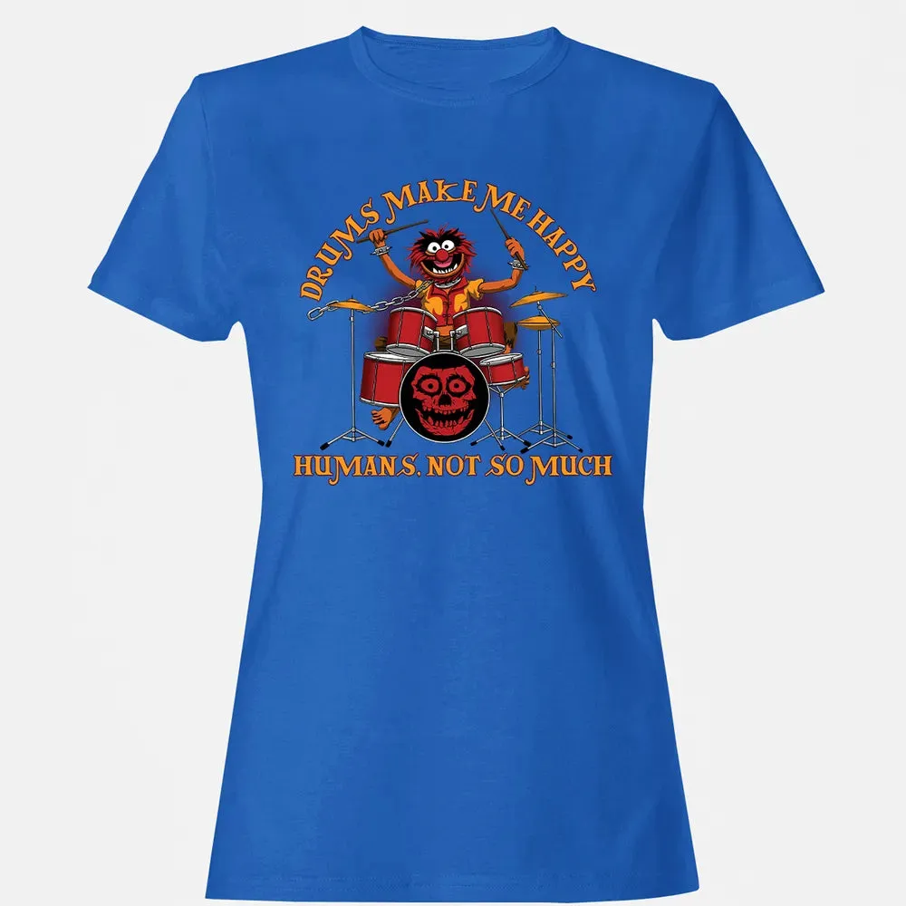 Drums Make Me Happy Women's T-shirt - 14